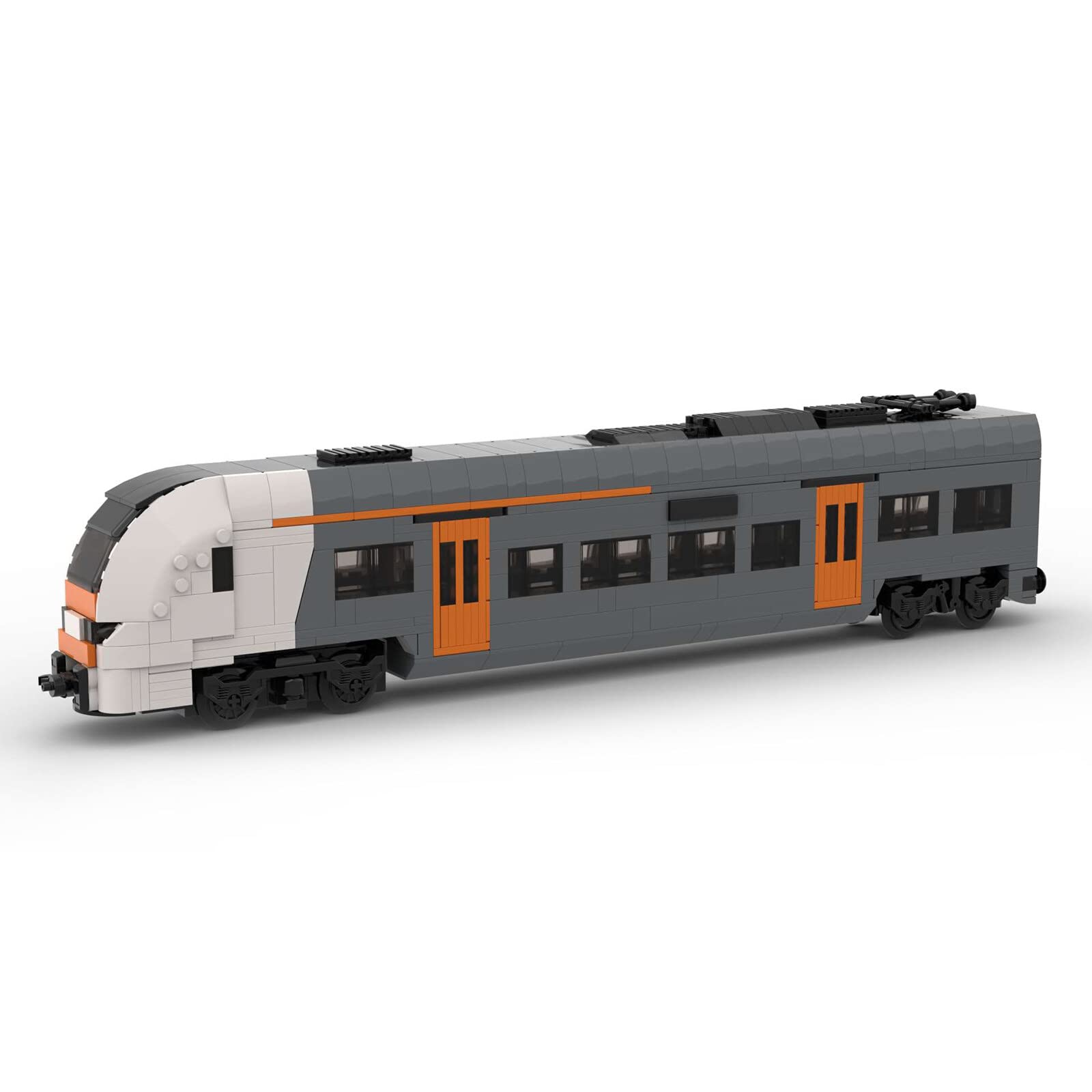 Конструктор APAP Technik Railway Building Blocks Set 6 Wide Dynamic Rhein-Ruhr-Express Building Blocks Model Kit (2917PCS), фото №4