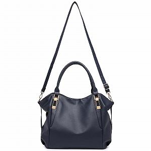 Сумка-тоут Miss Lulu Shopper, велика, жіноча, з ручками, м'яка шкіра PU, середня, сумка через плече synthetic.ua - Фото 1