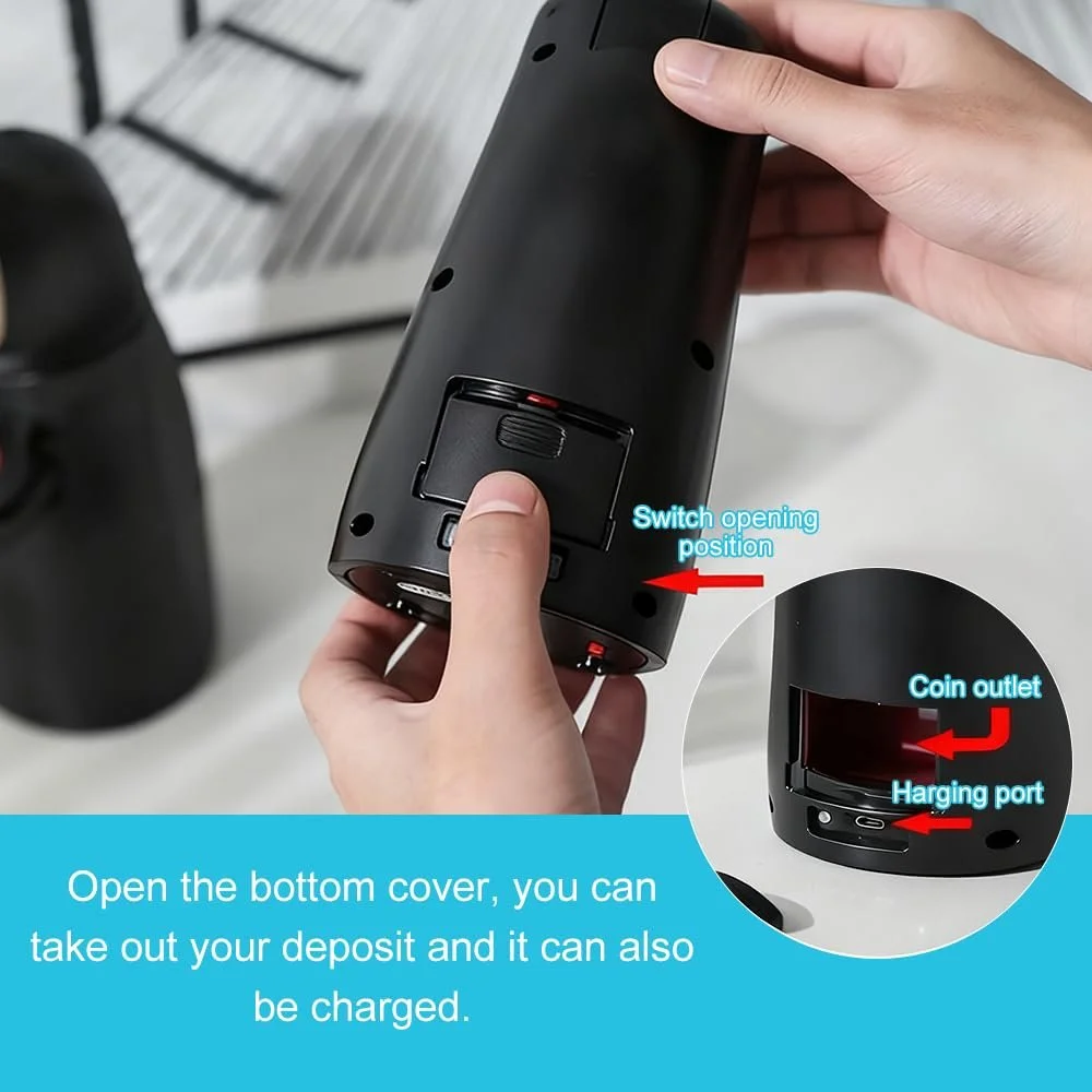 Скарбничка Anime Kawaii Sound Effects Automatic Swallowing Coins, фото №5