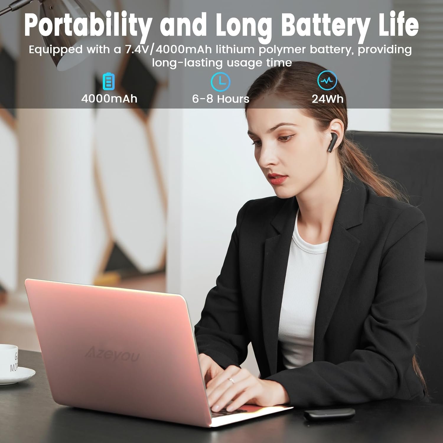 Ноутбук 11.6" Azeyou AL111U Intel Celeron N4020 RAM 4GB eMMC 128GB Windows 11 Алюминиевый корпус, фото №6