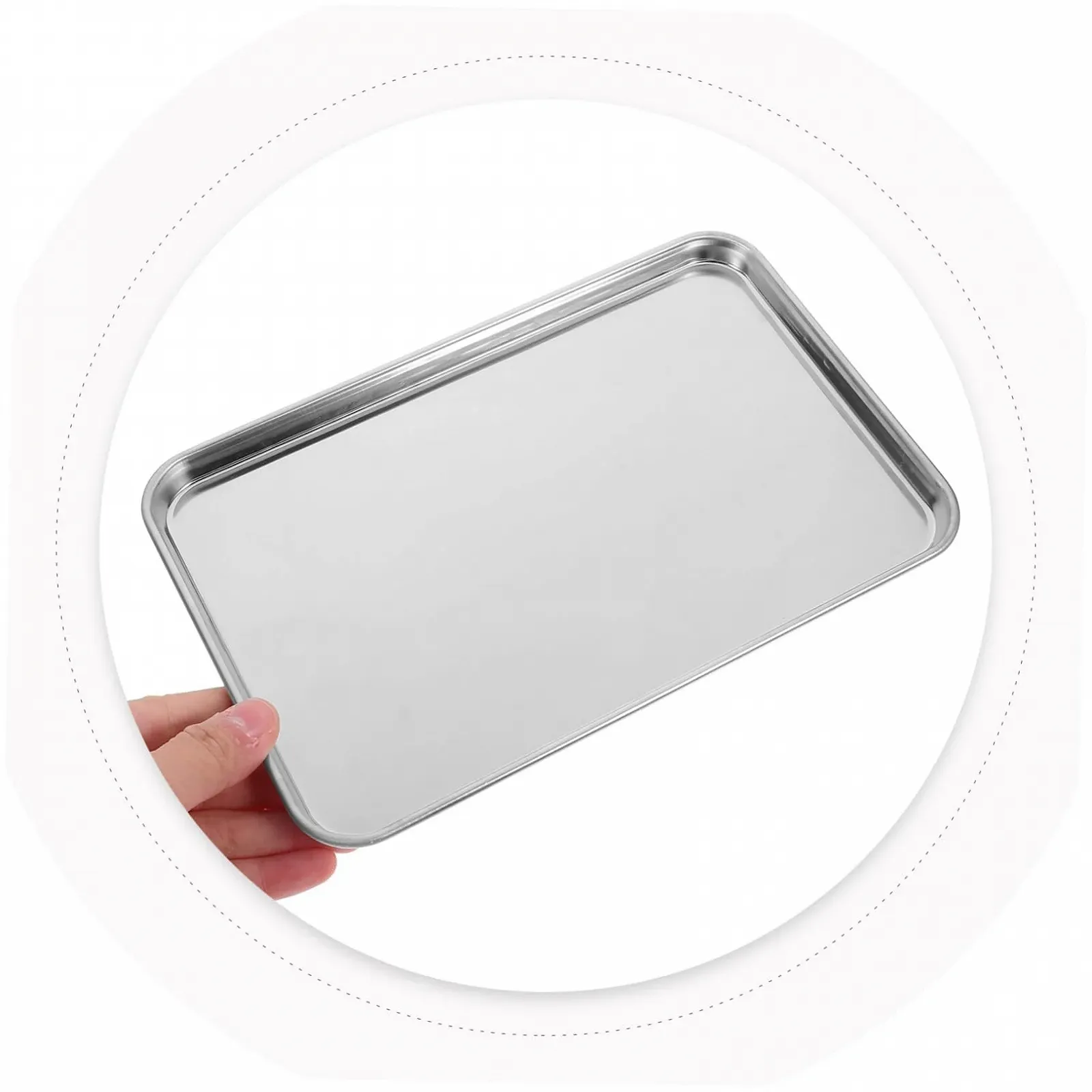 Форми для запікання SHOWERORO 3 шт. прямокутні термостійкі антипригарне покриття нержавіюча сталь, фото №9