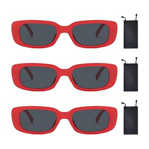 Очки HDGSAFD Винтаж Прямоугольные Аксессуары для одежды красный - Фото 1