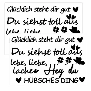 Купити Наклейки на дзеркало Motivation Sayings 2 шт. - Фото 1 Наклейки на дзеркало Motivation Sayings 2 шт. - Фото 1