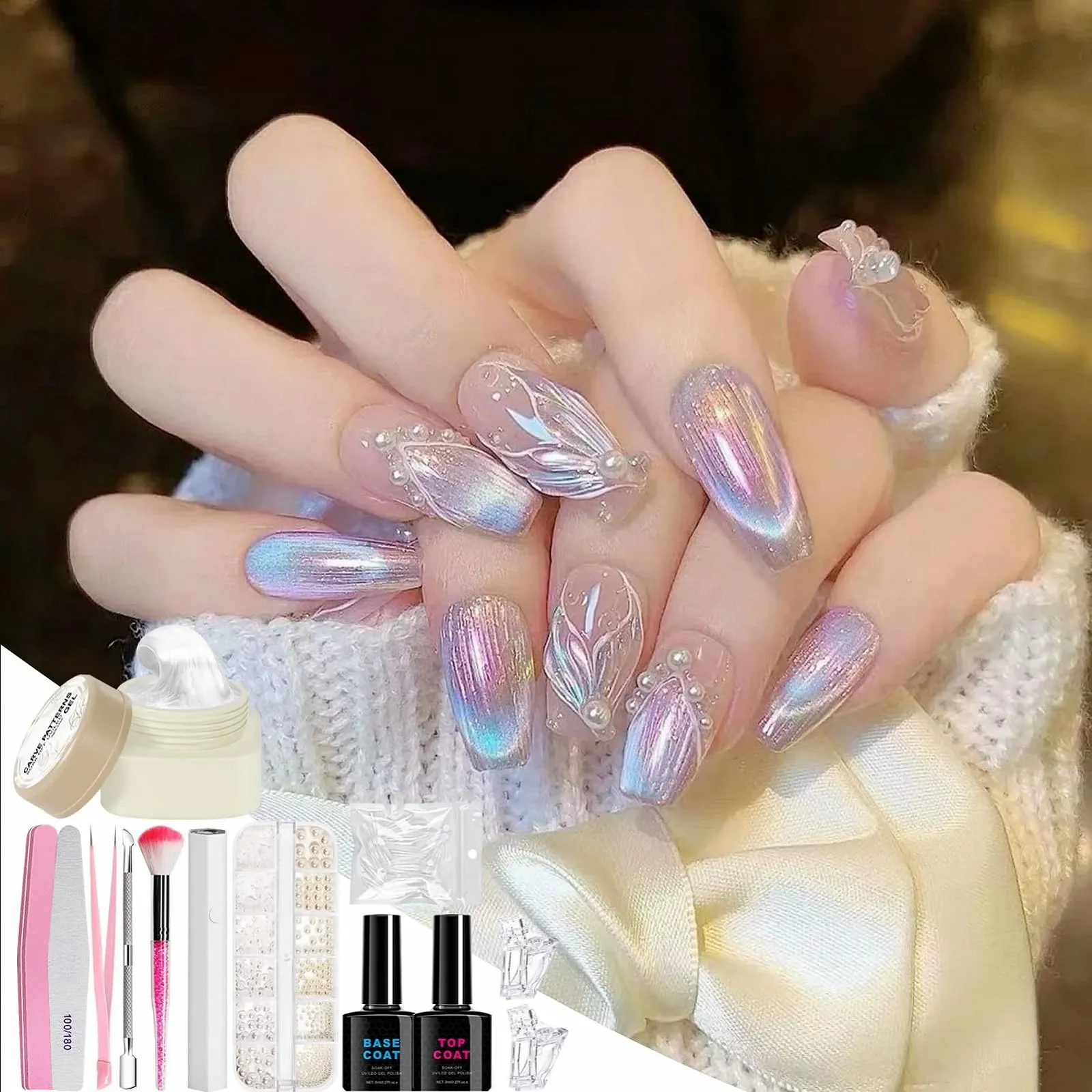 Набор для декора ногтей 3Ds Sculpting Gel для 3D-моделирования 3D Sculpting Gel, фото №5