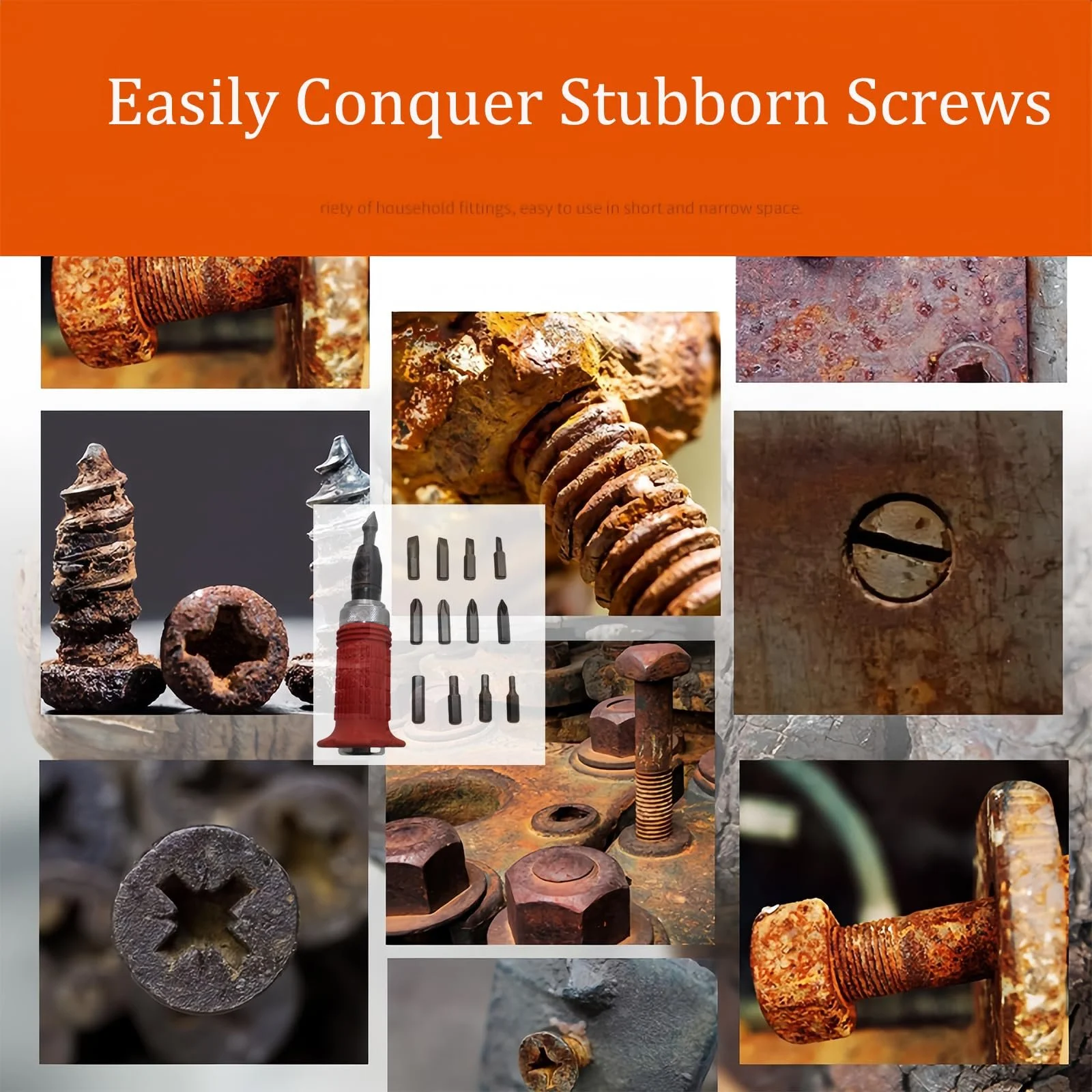 Набір ударних викруток 14 штук, фото №7