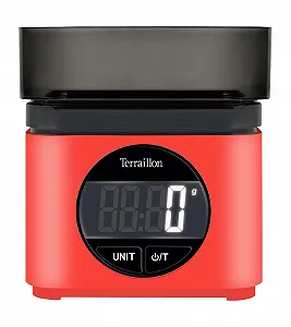 Електронні кухонні ваги TERRAILLON Mythique BA22 0,7 л Чаша LCD Червоні - Фото 1