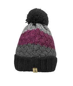 Вязаная шапка с помпоном для девочек synthetic.ua - Фото 1