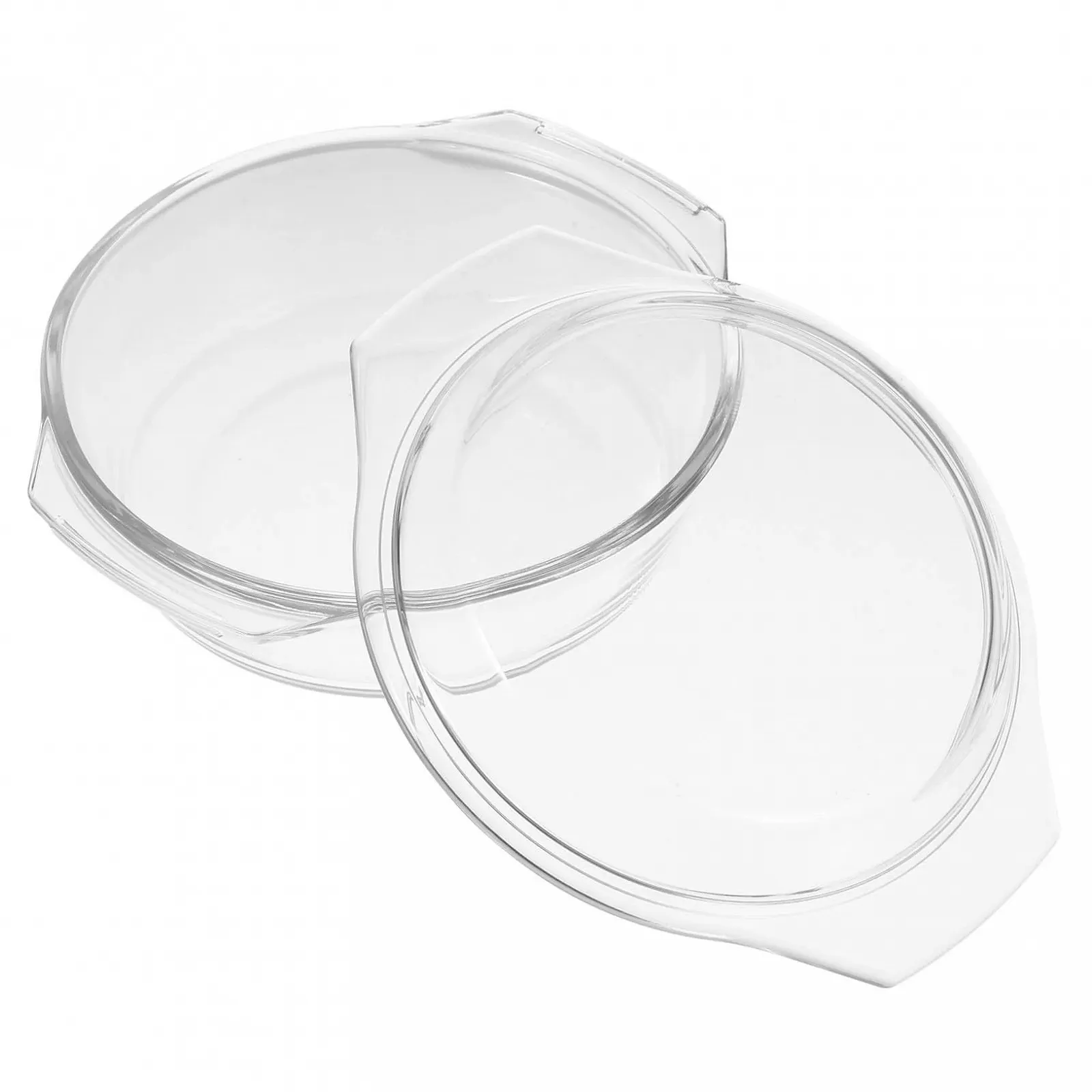 Форма для запікання Термостійка з кришкою та ручками Скляна, фото №1 Форма для запікання Термостійка з кришкою та ручками Скляна, фото №1