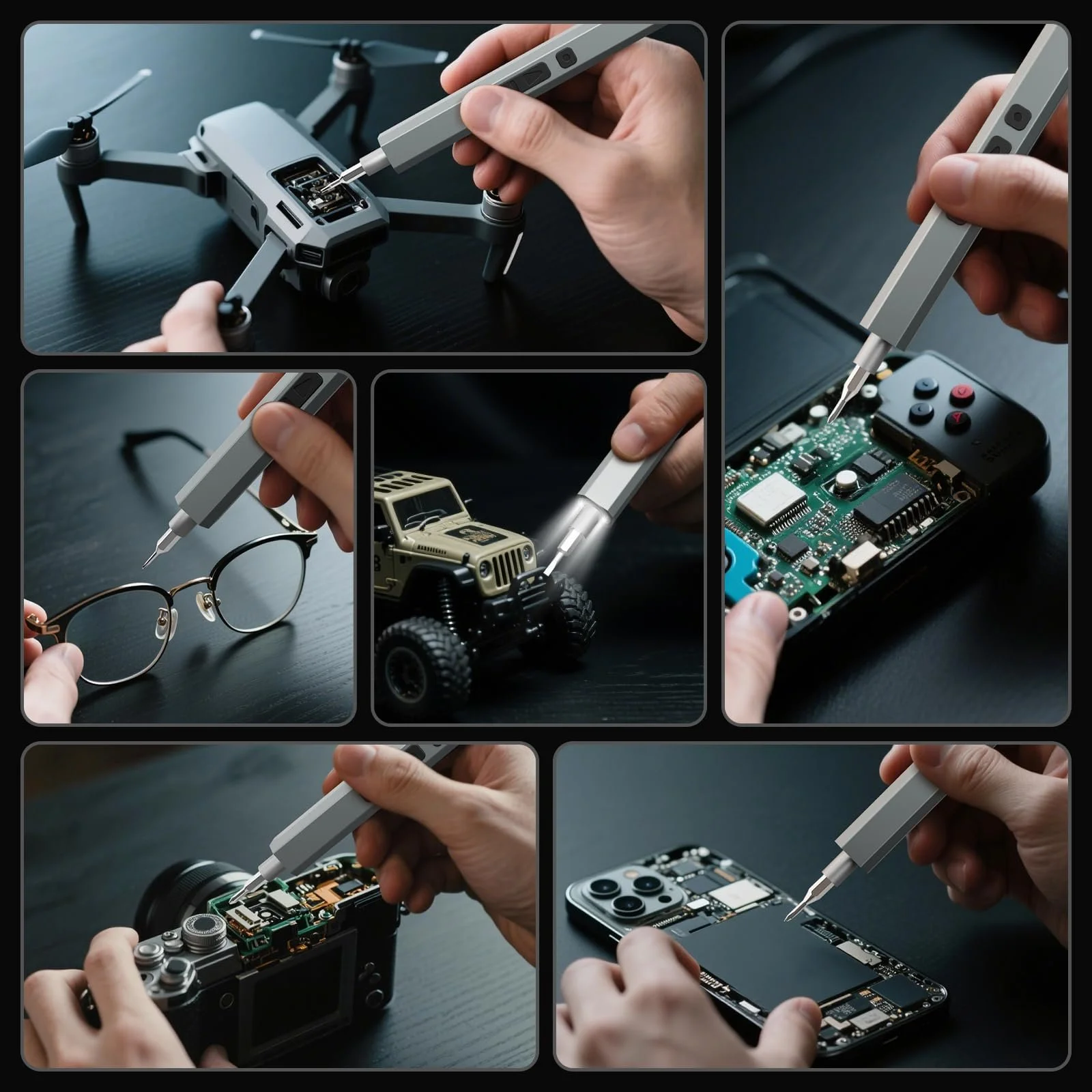 Електрична прецизійна викрутка STREBITO 144 шт., фото №6