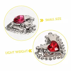 Підвіски для нігтів FRCOLOR 25 шт. Сердечка, маленькі стрази для жінок synthetic.ua - Фото 1