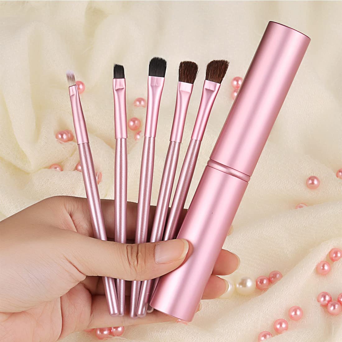 Кисти SJBAUTYO 5 штук для глаз, фото №4 Кисти SJBAUTYO 5 штук для глаз, фото №4