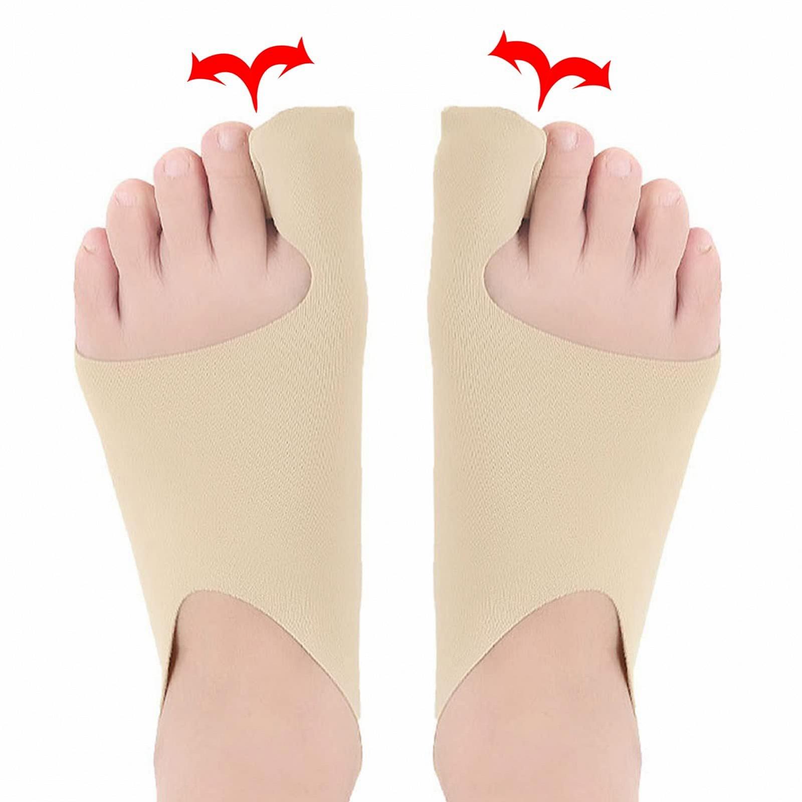 Шкарпетки для полегшення болю при вальгусній деформації, ультратонкі, еластичні, ортопедичні, 2 пари, S, фото №1