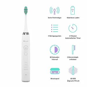 Електрична звукова зубна щітка TrueLife SonicBrush UV з УФ-стерилізатором synthetic.ua - Фото 1