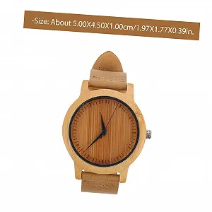 Часы LIFKOME из бамбука для мужчин Кварцевый циферблат synthetic.ua - Фото 1