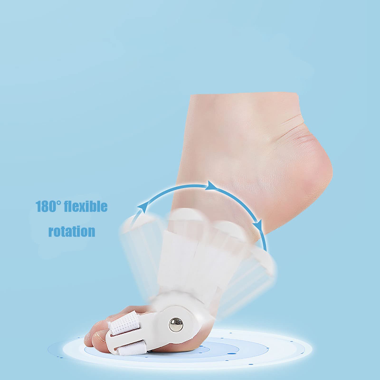 Коректор великого пальця стопи для чоловіків і жінок Ортопедична шина, фото №3