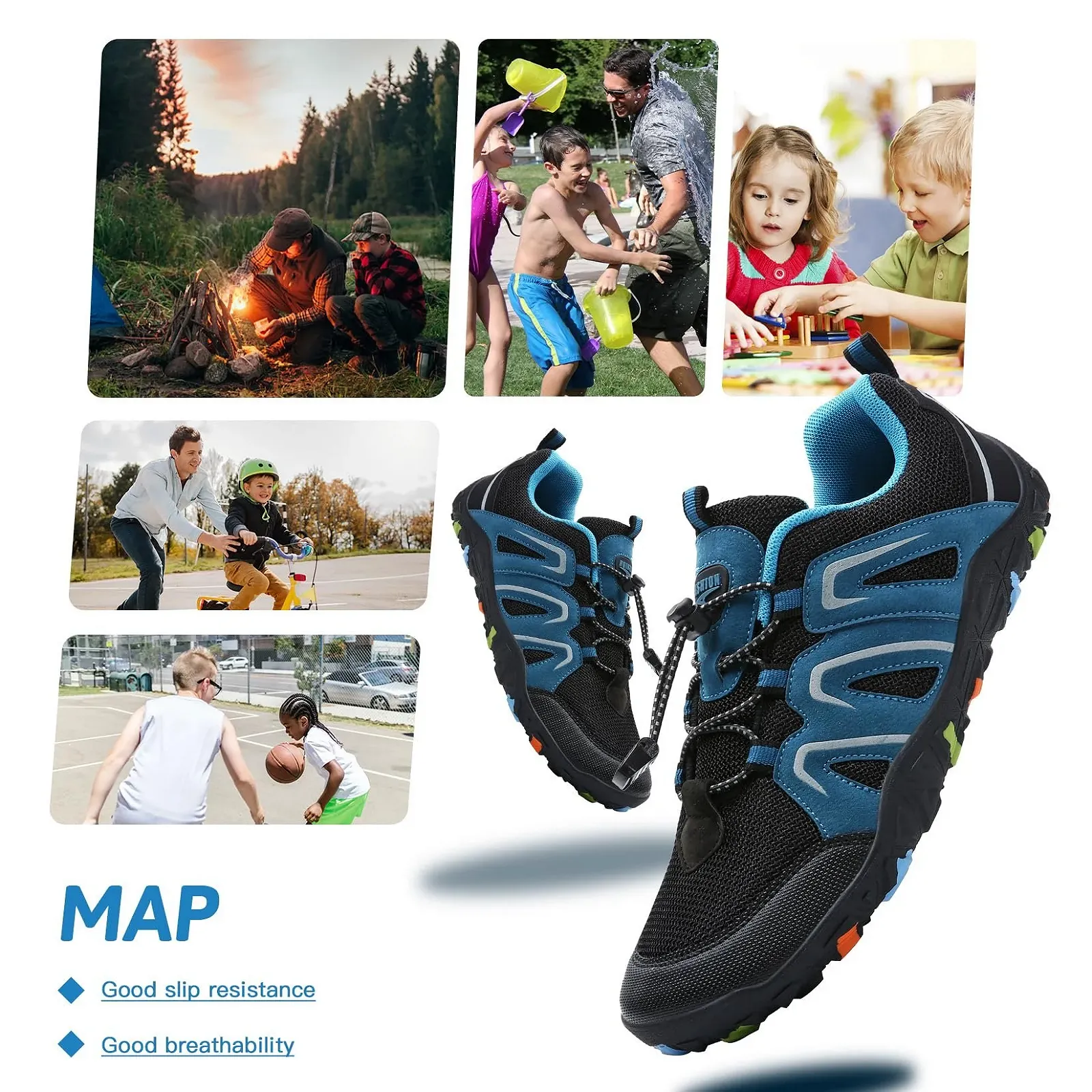 Трекинговые ботинки Littleplum для мальчиков, детские ботинки для босоног, дышащие, нескользящие, для активного отдыха, для трейлраннинга, фото №7