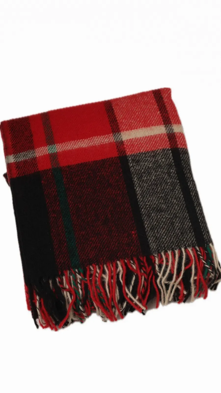 Плед Yaroslav Luxury Клетчатый Красный/Черный (140 x 200 см), фото №1