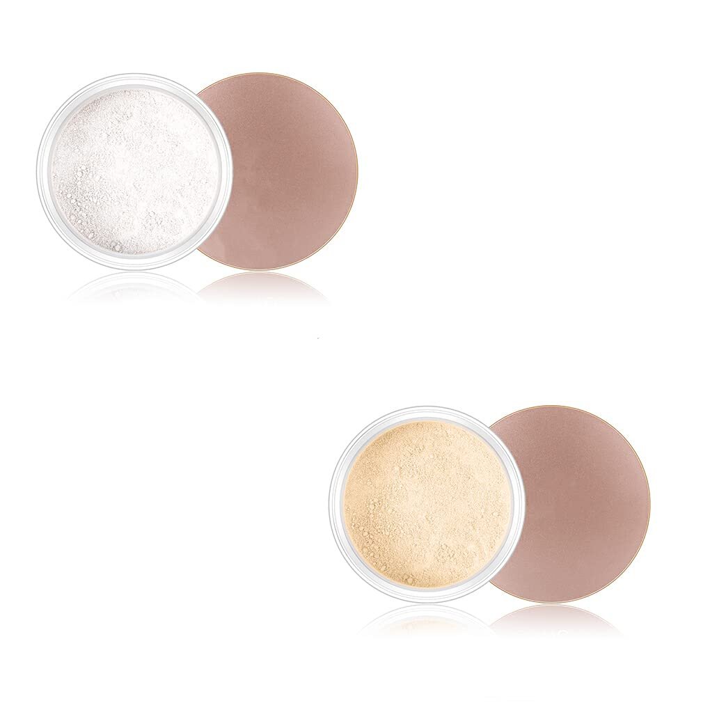 Розсипна пудра lmoikesz Make Up Прозора Обличчя Натуральна Фіксуюча Портативна Косметика Тип 1, фото №4