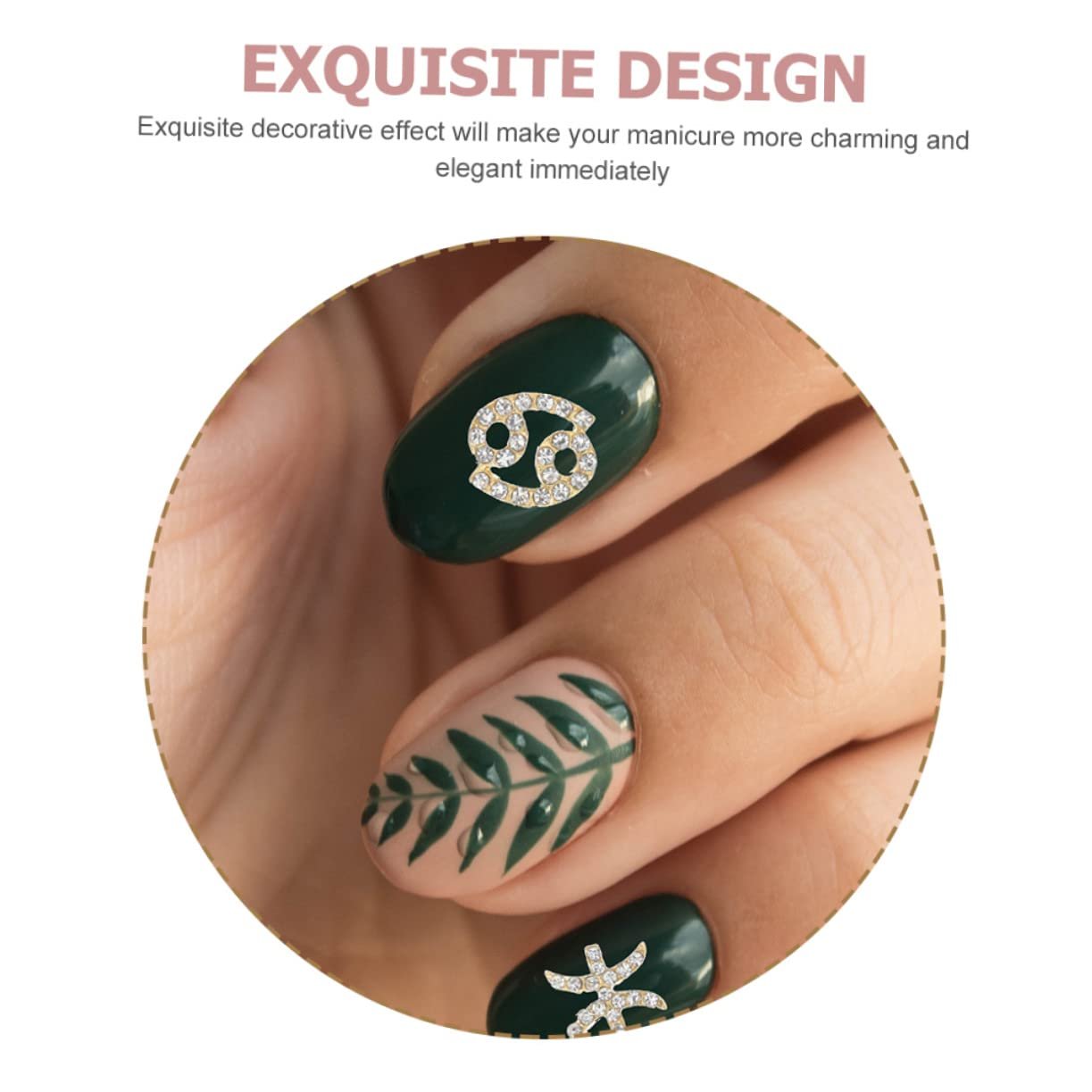 Подвески для ногтей Beavorty Знаки зодиака, 24 шт., фото №2