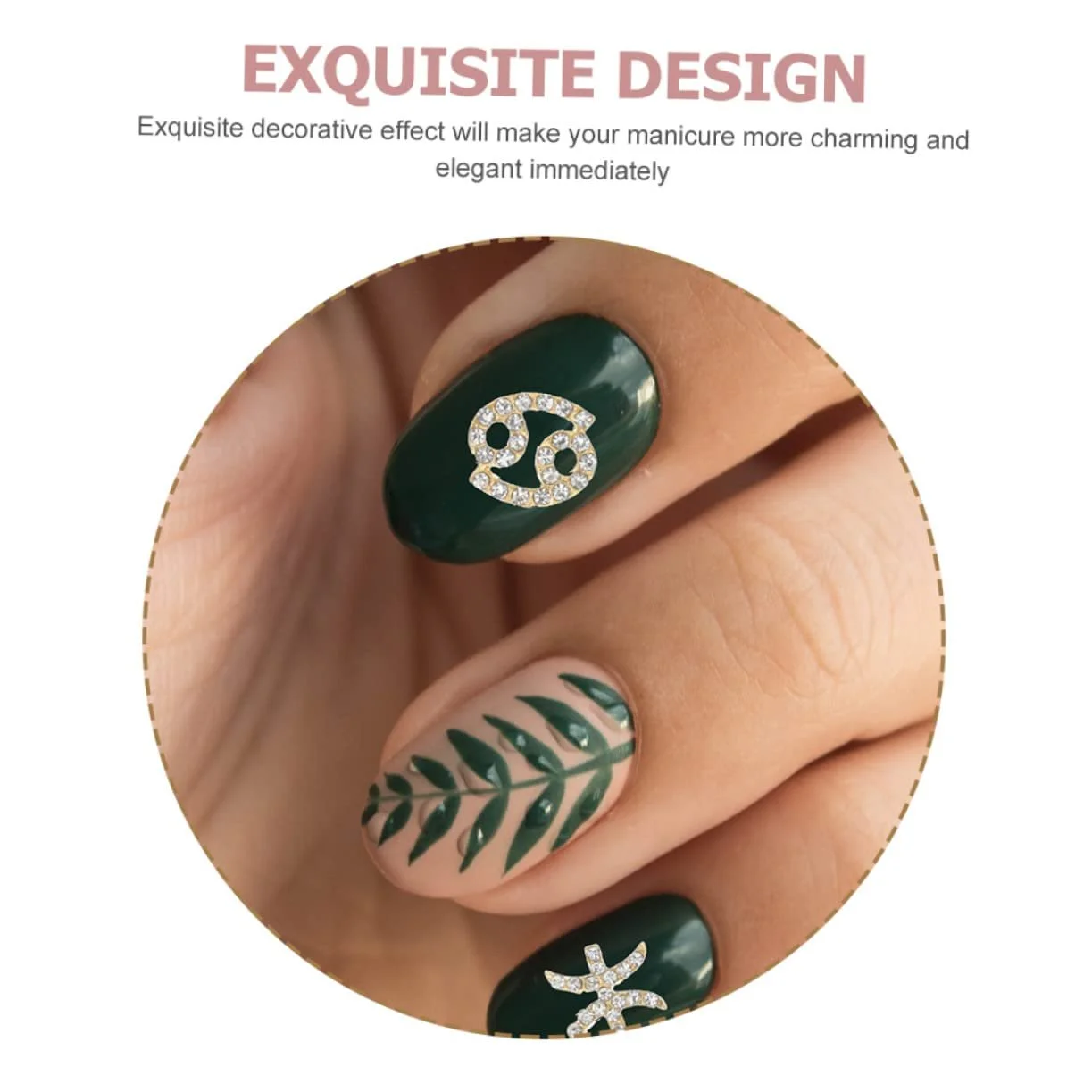 Підвіски для нігтів Beavorty Знаки зодіаку, 24 шт., фото №2