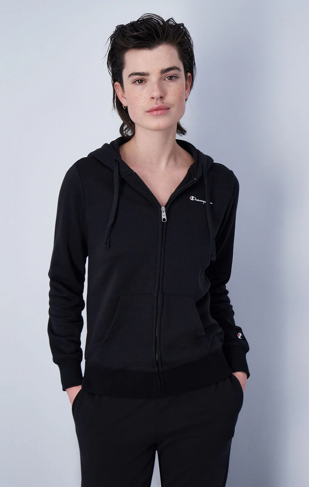 Світшот hooded full zip sweatshirt 117115-KK001 Champion  S, фото №1