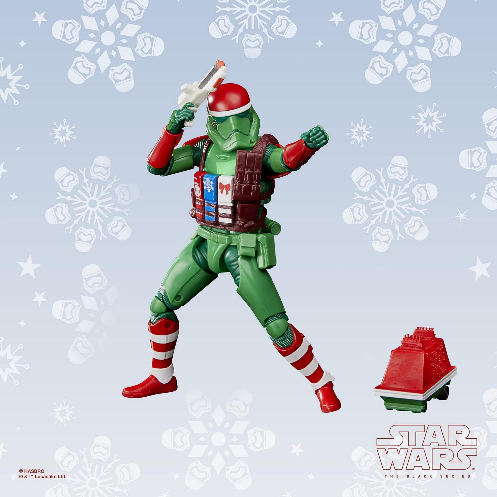 Фігурка Star Wars Black Series Штурмовик Першого Ордену (Святкове видання) та Мишачий Дроїд, 15 см, фото №7