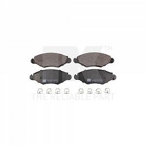 Комплект тормозных колодок, дисковый тормоз NK 223739 для PEUGEOT передняя ось - Фото 1