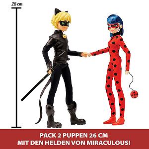 Кукла BANDAI Miraculous Ladybug Ladybug и Cat Noir 26 см цена на synthetic.ua - Фото 1 Кукла BANDAI Miraculous Ladybug Ladybug и Cat Noir 26 см synthetic.ua - Фото 1