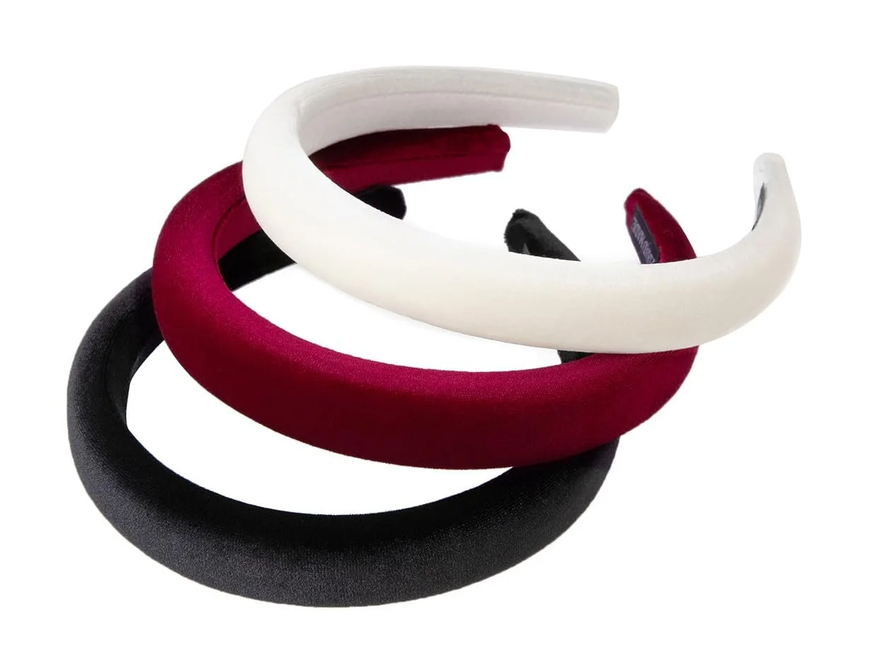 Обруч Оксамитовий Axy HRK10 М'який для волосся Чорний, фото №4