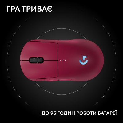 Мышка Logitech G Pro 2 Lightspeed Wireless Magenta (910-007309), фото №11