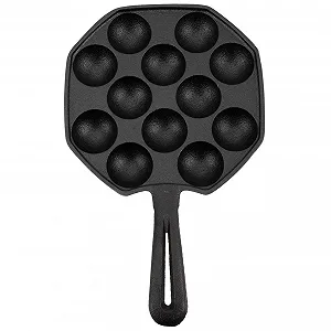 Форма для запекания улиток IMIKEYA 12 ячеек чугунная с термостойкой перчаткой и кисточкой антипригарная - Фото 1