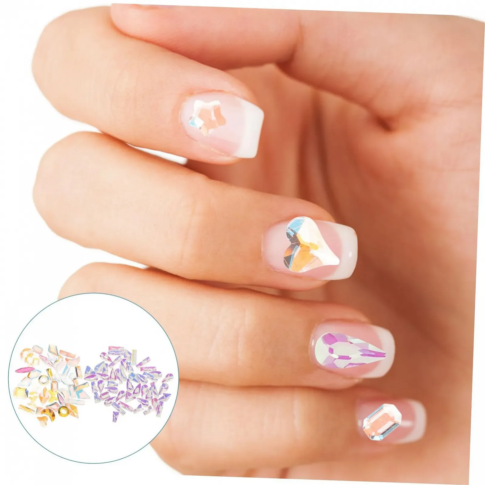 Украшения для ногтей FRCOLOR, 2 коробки, подвески для ногтей для женщин, изысканные драгоценные камни в стилях Тень и Нью-Йоркский Шторм для особых случаев, фото №5 Украшения для ногтей FRCOLOR, 2 коробки, подвески для ногтей для женщин, изысканные драгоценные камни в стилях Тень и Нью-Йоркский Шторм для особых случаев, фото №5