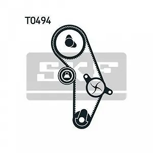 Водяной насос + комплект ремня ГРМ SKF VKMC 95626 для MITSUBISHI VOLVO synthetic.ua - Фото 1