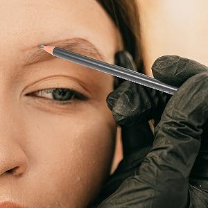 Карандаш для бровей Beaupretty Темно-коричневый Черный synthetic.ua - Фото 1