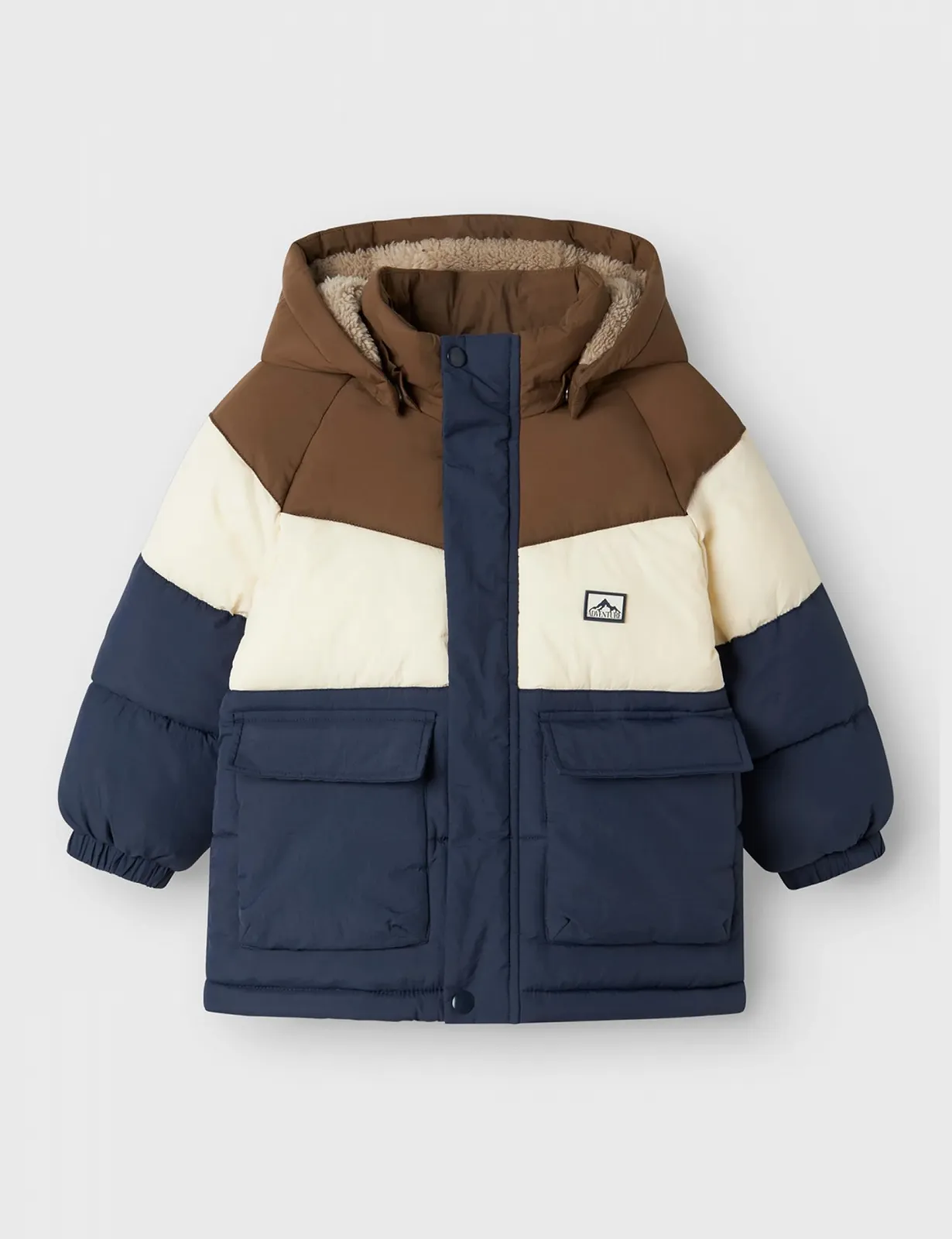 Куртка-пуховик NAME IT для хлопчика, комбіновані кольори, фото №3