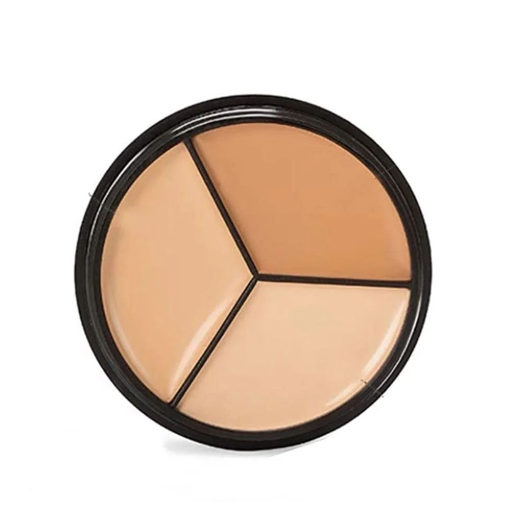 Kонсилер-корректор для темных кругов Палетка для контуринга Увлажняющий консилер для маскировки темных кругов, пятен Водостойкая палетка для макияжа дорожного размера, фото №1