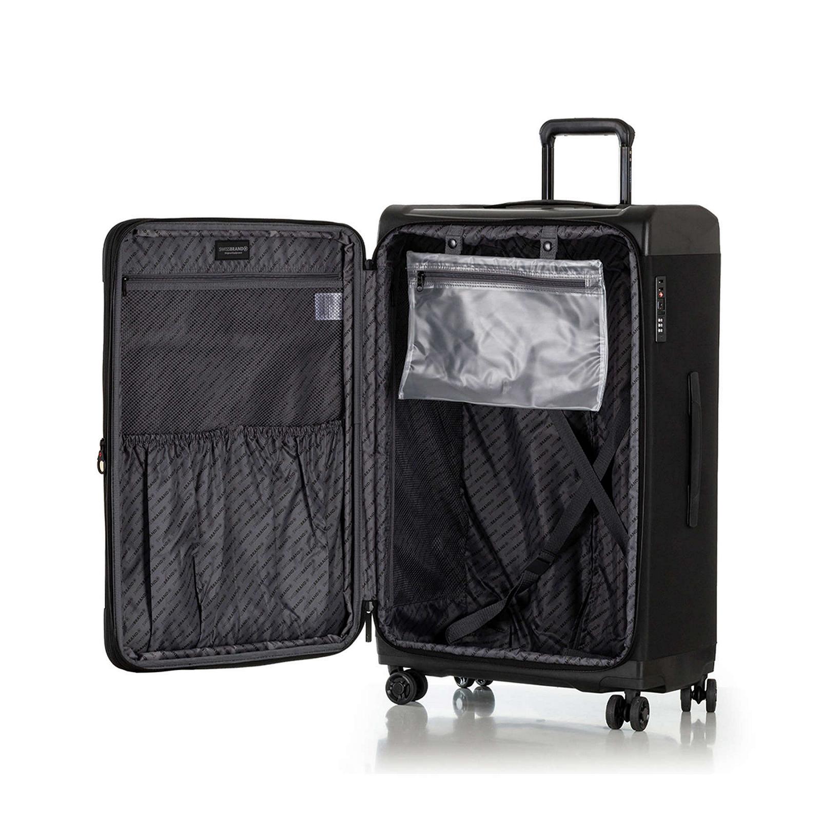 Чемодан на колесах Swissbrand Perth S Black SWB_LYPER001S, фото №3