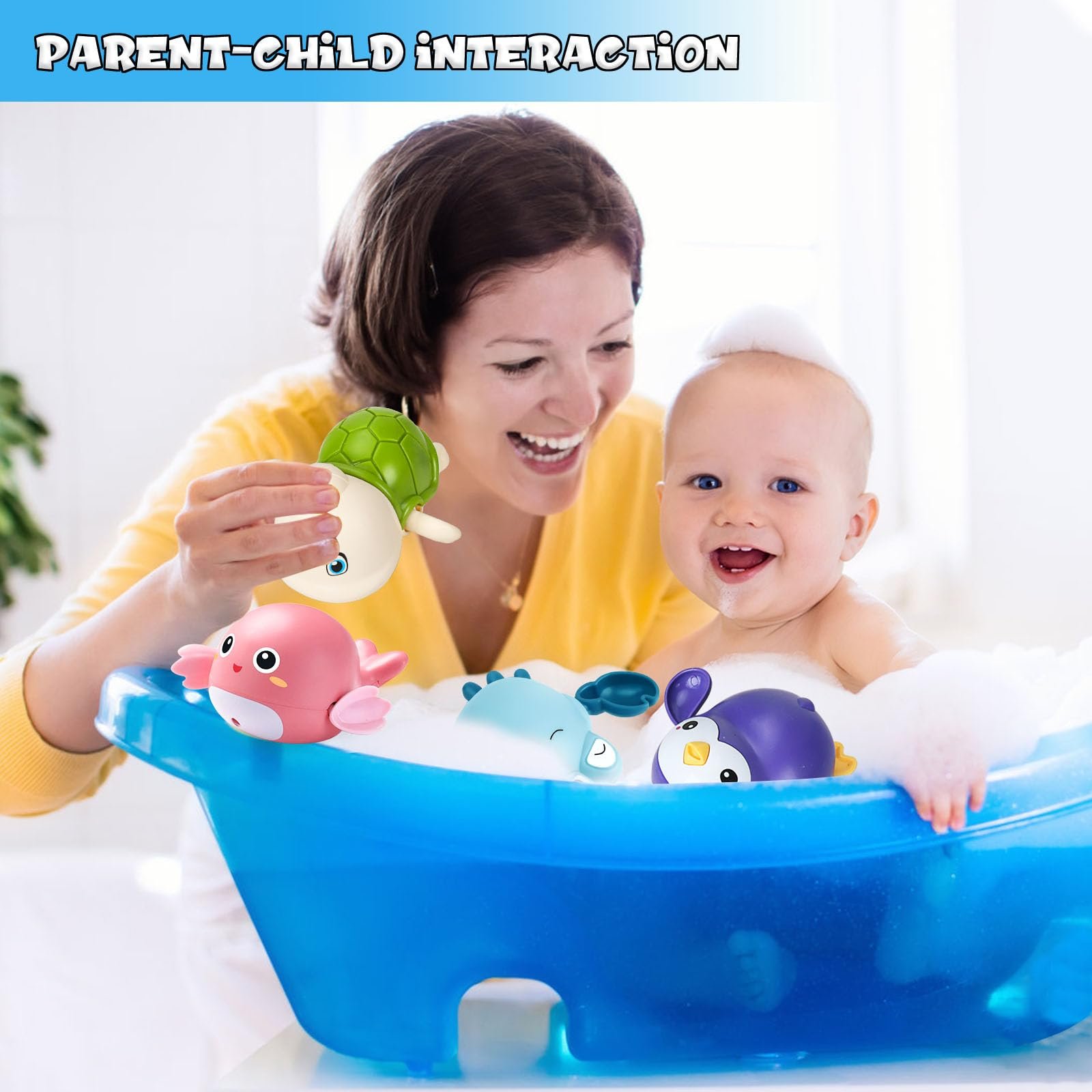 Игрушка для ванны Детская, Набор 4 шт., фото №6