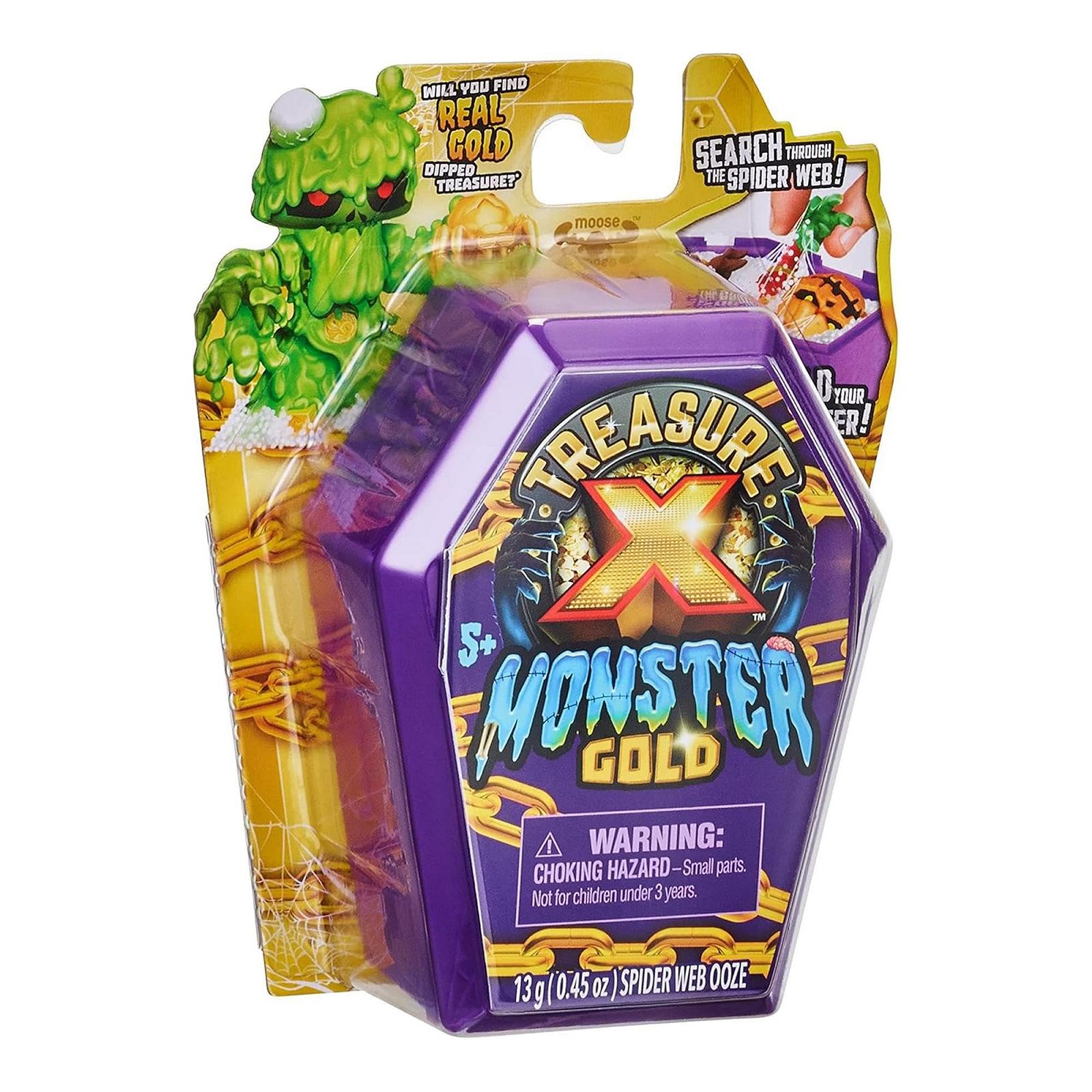 Фигурка Treasure X Monster Gold Mini Monsters с паутинной грязью, фото №4