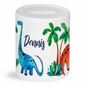 Скарбничка Керамічна Динозаври з іменем 95 мм Boundless - Фото 1