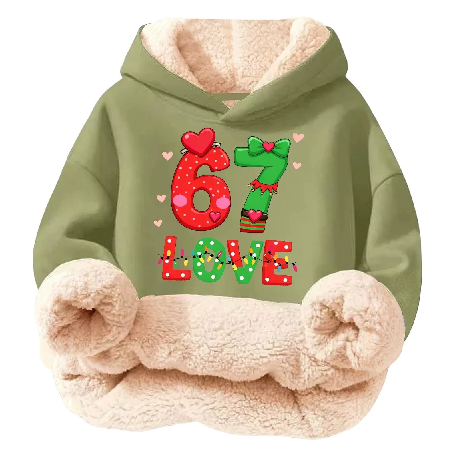 Толстовка 67 Prints з капюшоном підліткова толстовка, фото №1