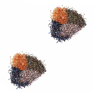 Стразы для маникюра FRCOLOR 8 упаковок Микроцирконий для дизайна ногтей Самоцветы для ногтей Цвета Радуга Шампань для ногтей и украшений - Фото 1