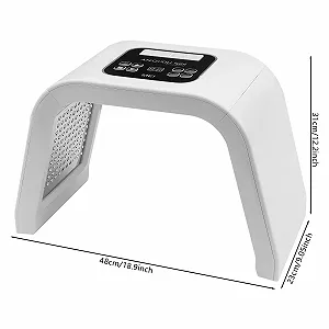 LED Маска для обличчя 7 кольорів Beauty, Світлова терапія, PDT Фотонотерапія, Догляд за шкірою synthetic.ua - Фото 1