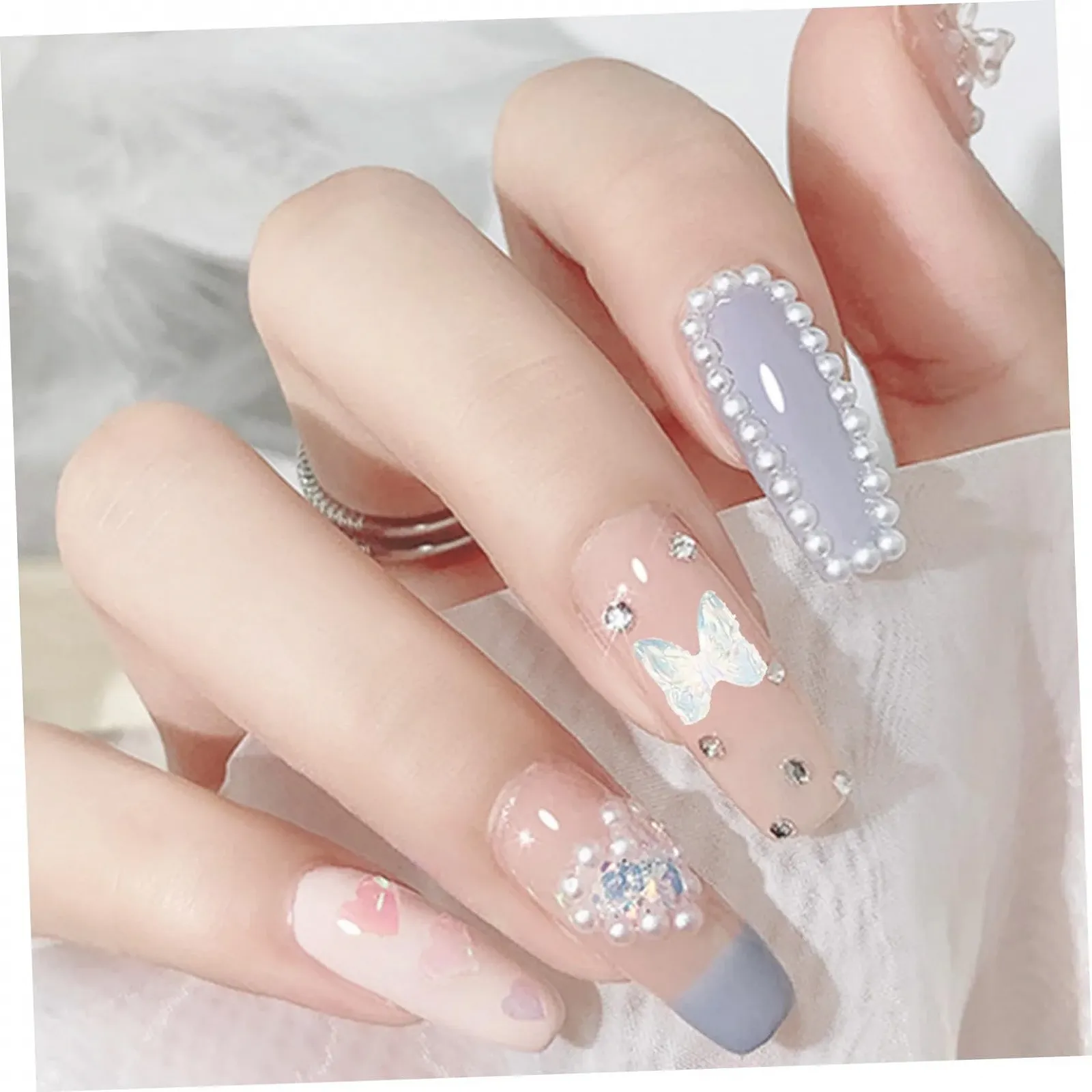 Украшения для ногтей Boxen Жемчуг Бантики для мобильного телефона и аксессуары для маникюра для дизайна ногтей, фото №2 Украшения для ногтей Boxen Жемчуг Бантики для мобильного телефона и аксессуары для маникюра для дизайна ногтей, фото №2