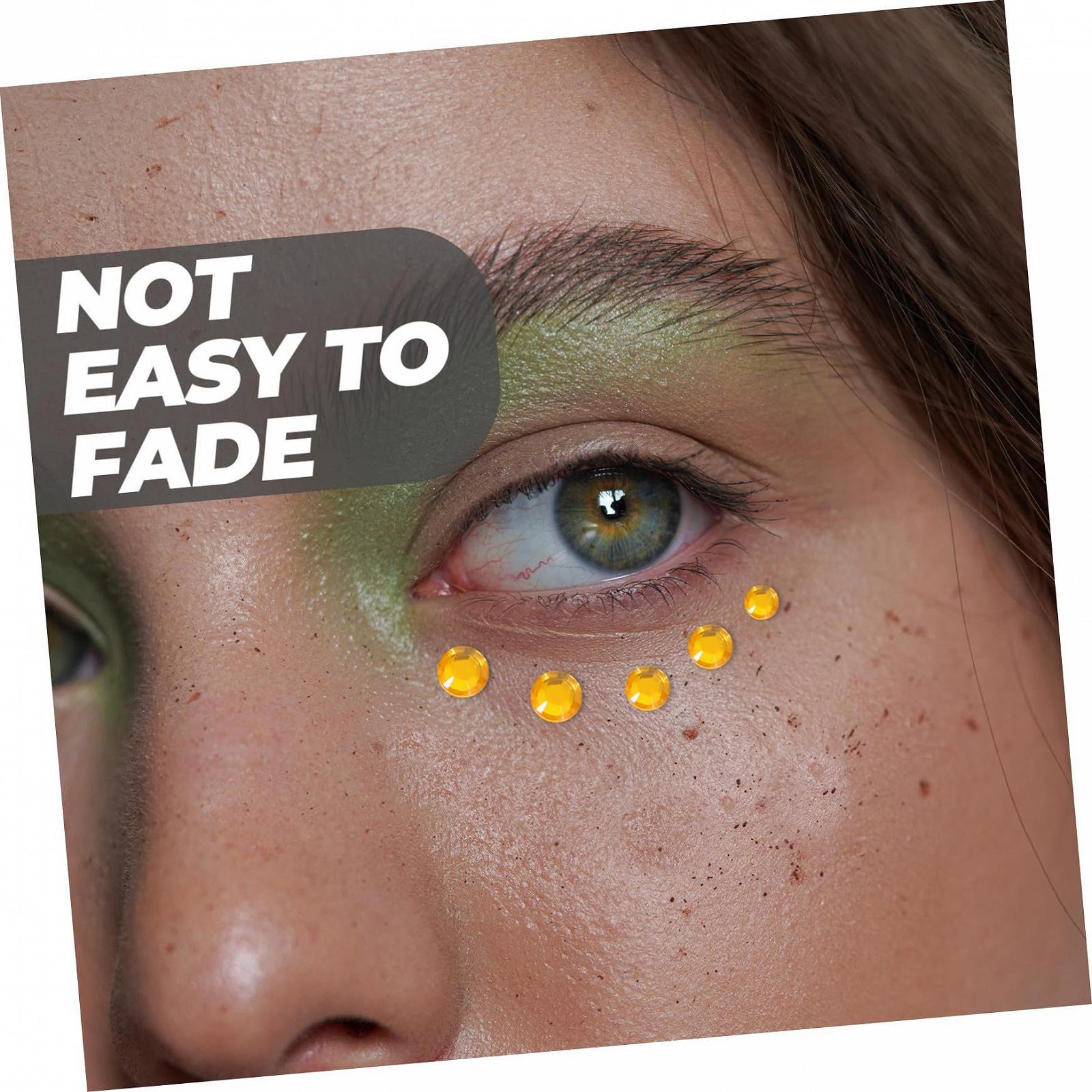 Наклейки стрази Самоклеючі Блискучі Камені тіла нігтів, фото №7