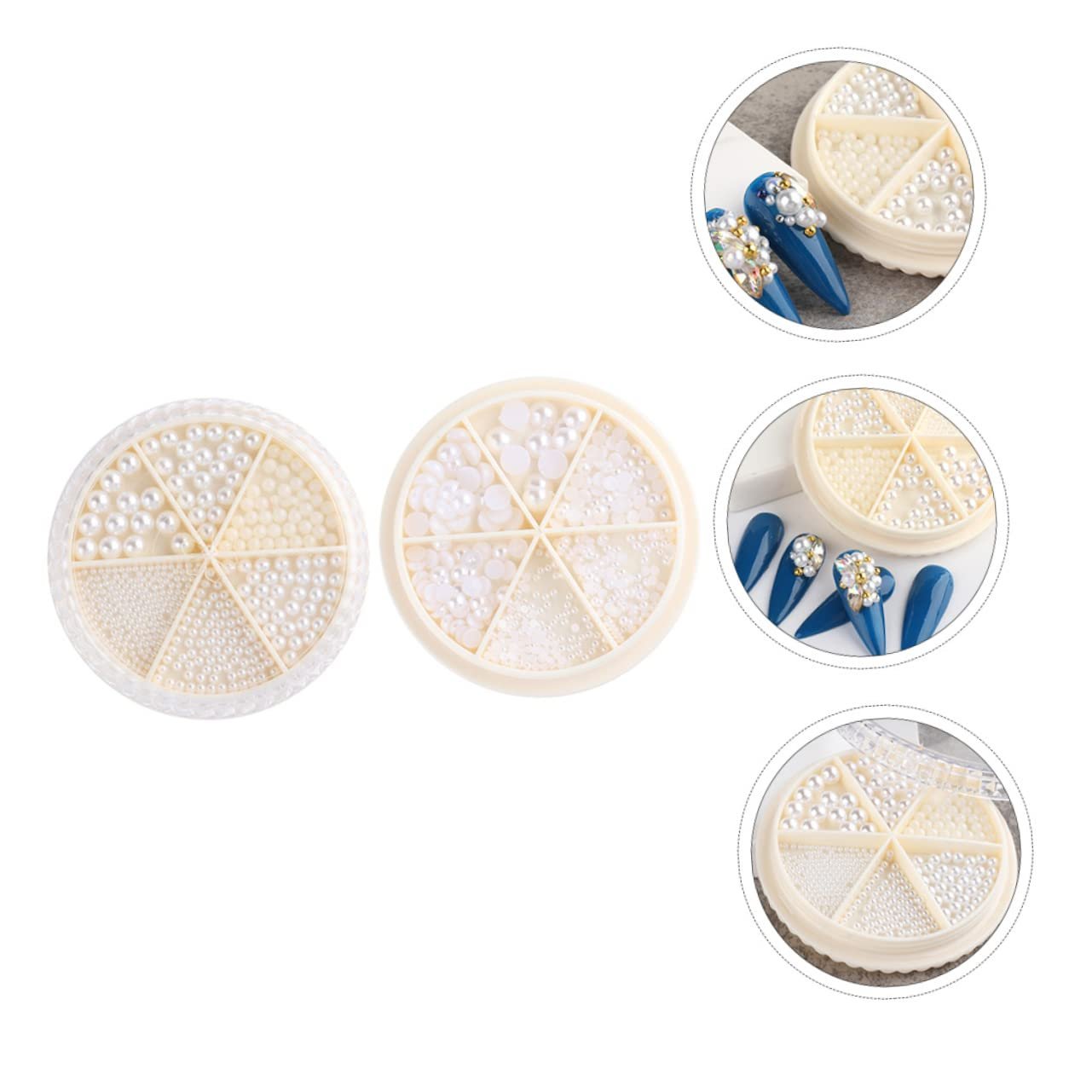 Перлини для манікюру WOONEKY для декорування нігтів, фото №8