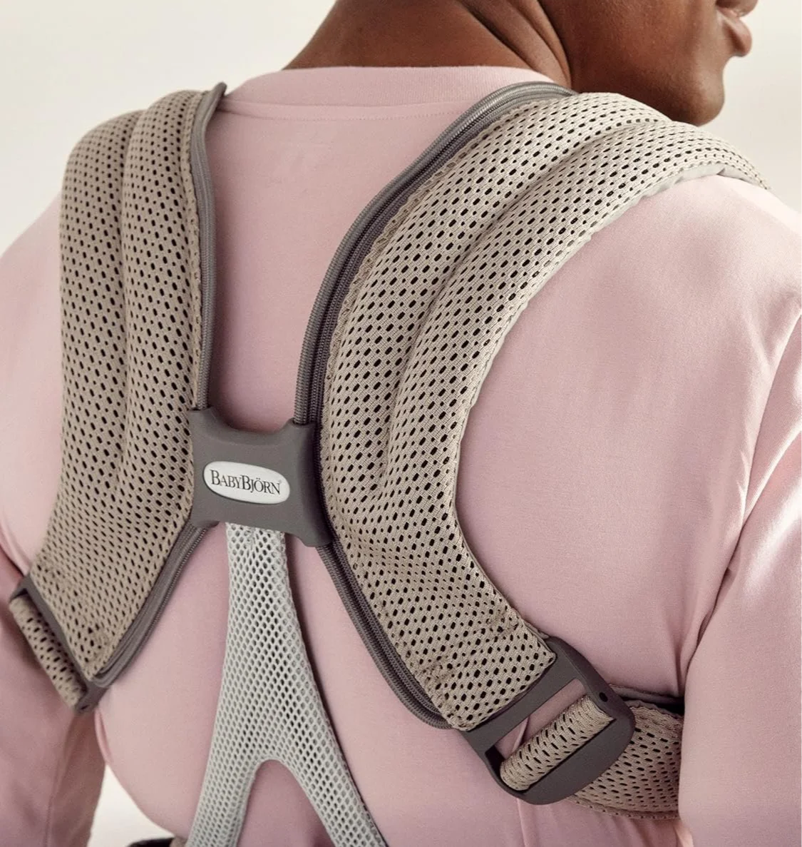 Рюкзак-переноска BabyBjörn Move сіро-бежевий, фото №4