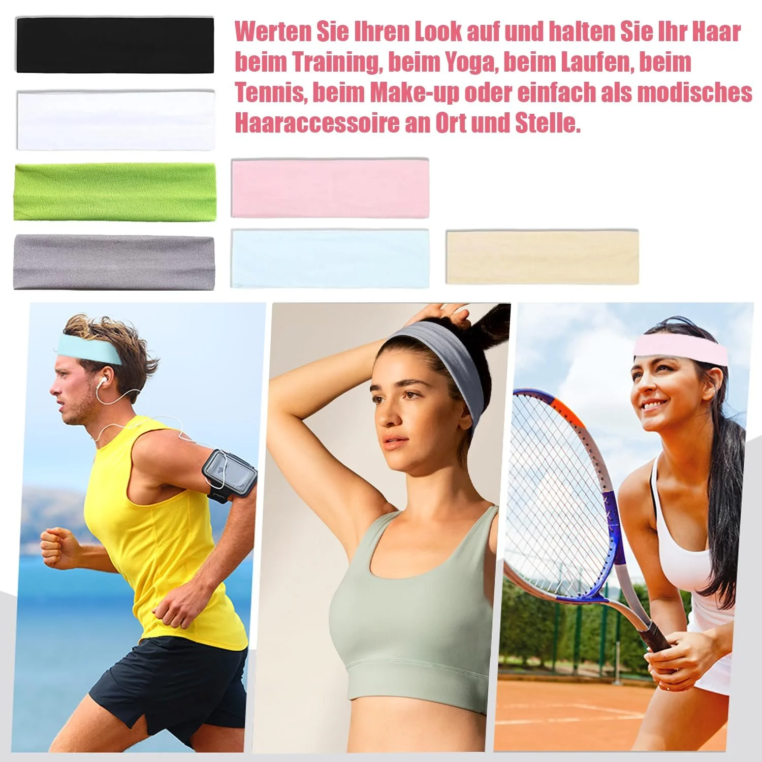 Набір пов'язок на голову, фото №8