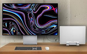 Регульована алюмінієва підставка для ноутбука, вертикальний док-тримач, регульована ширина слота 12-42 мм synthetic.ua - Фото 1