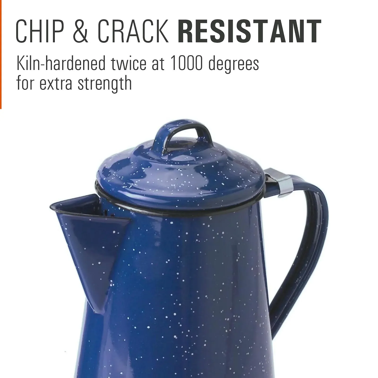 Кофейник эмалированный Gsi 15152 Голубой, фото №3